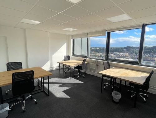 9-desk flexible private office to rent at St Clare House, Ipswich